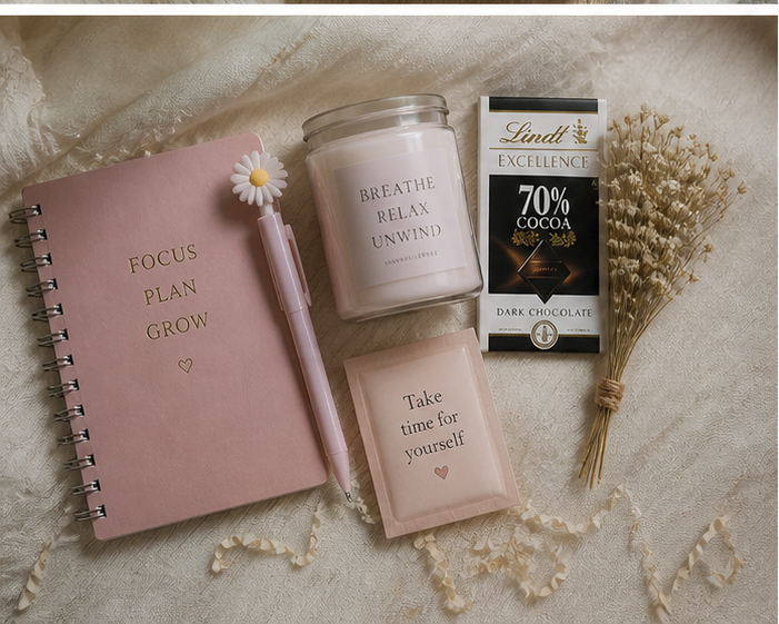 Bloomtray Self-Care Hamper 🌸 | Cozy Gift Box
