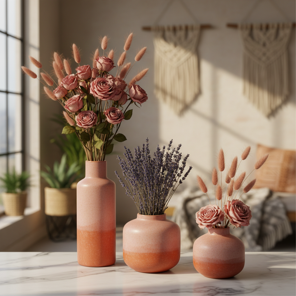 Terracotta Vase Set